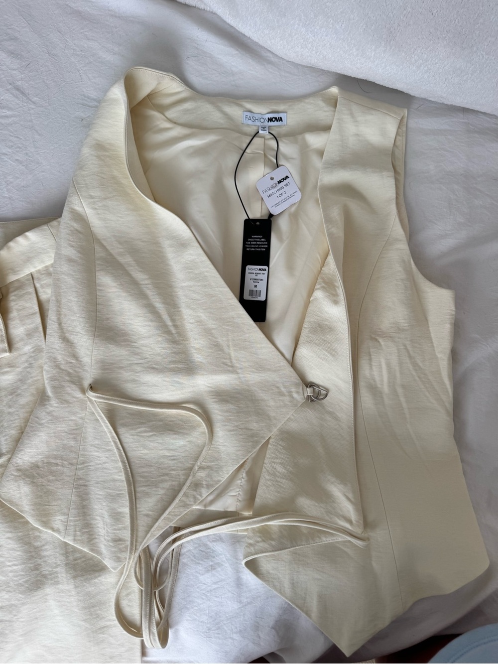 Fashion Nova 2 peice yellow set